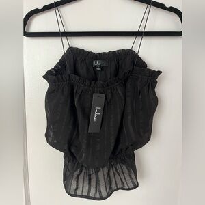 Lulus Black Tank Top